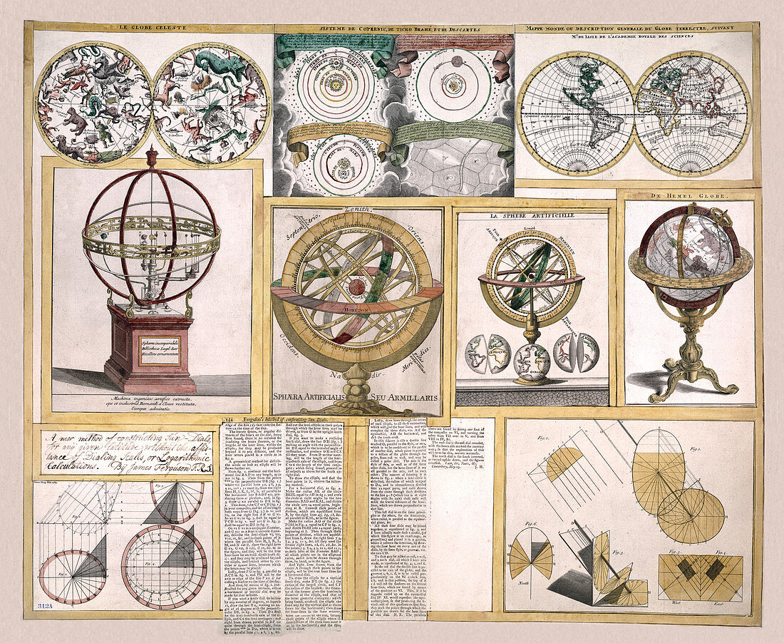 James Ferguson, Astronomical Instruments and Charts