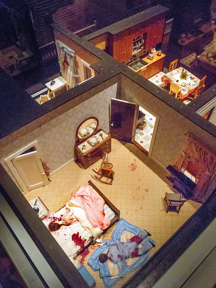 A 1937 bedroom murder scene, re-created