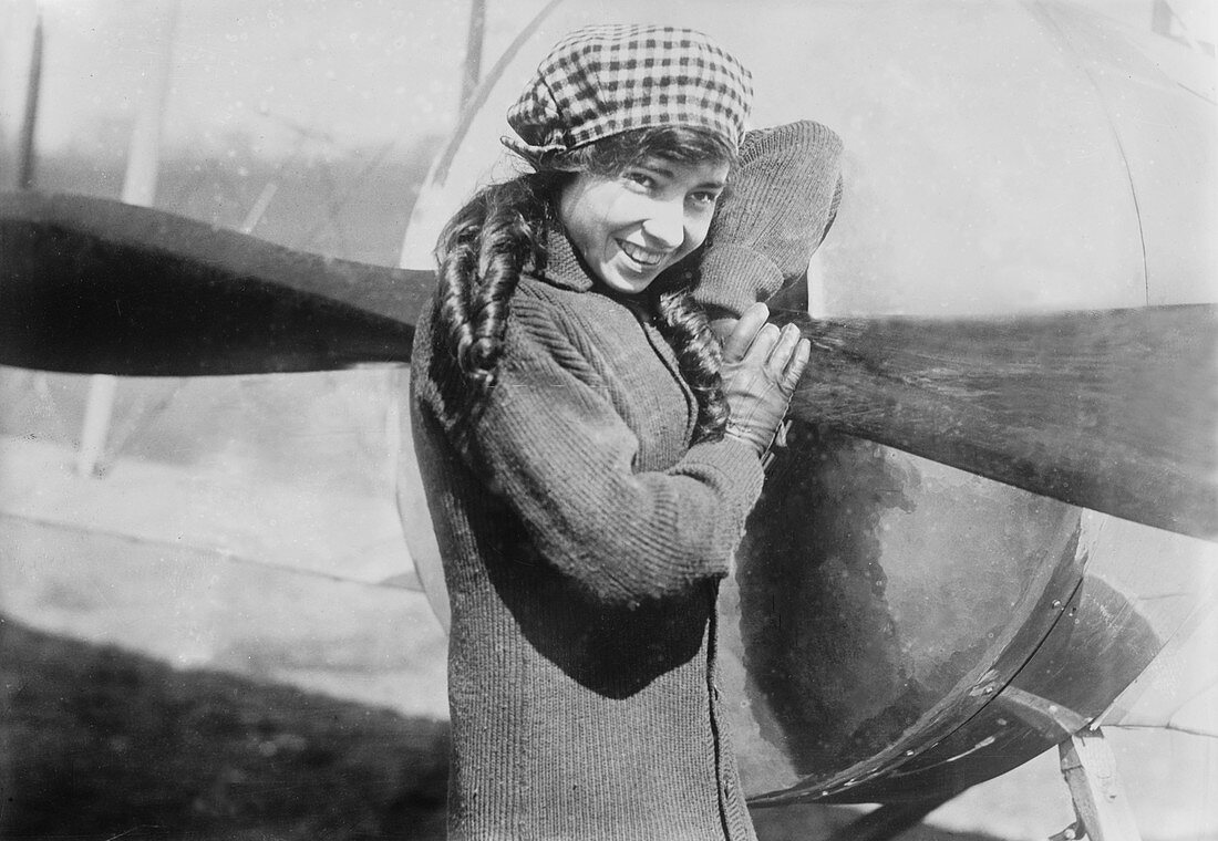 Katherine Stinson, American Aviator, 1910
