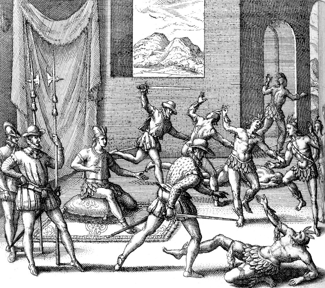 Massacre in the Great Temple, 1520