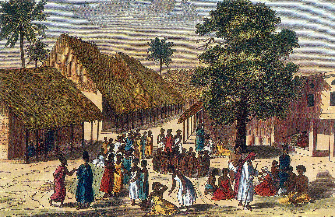 Zanzibar Slave Market Auction