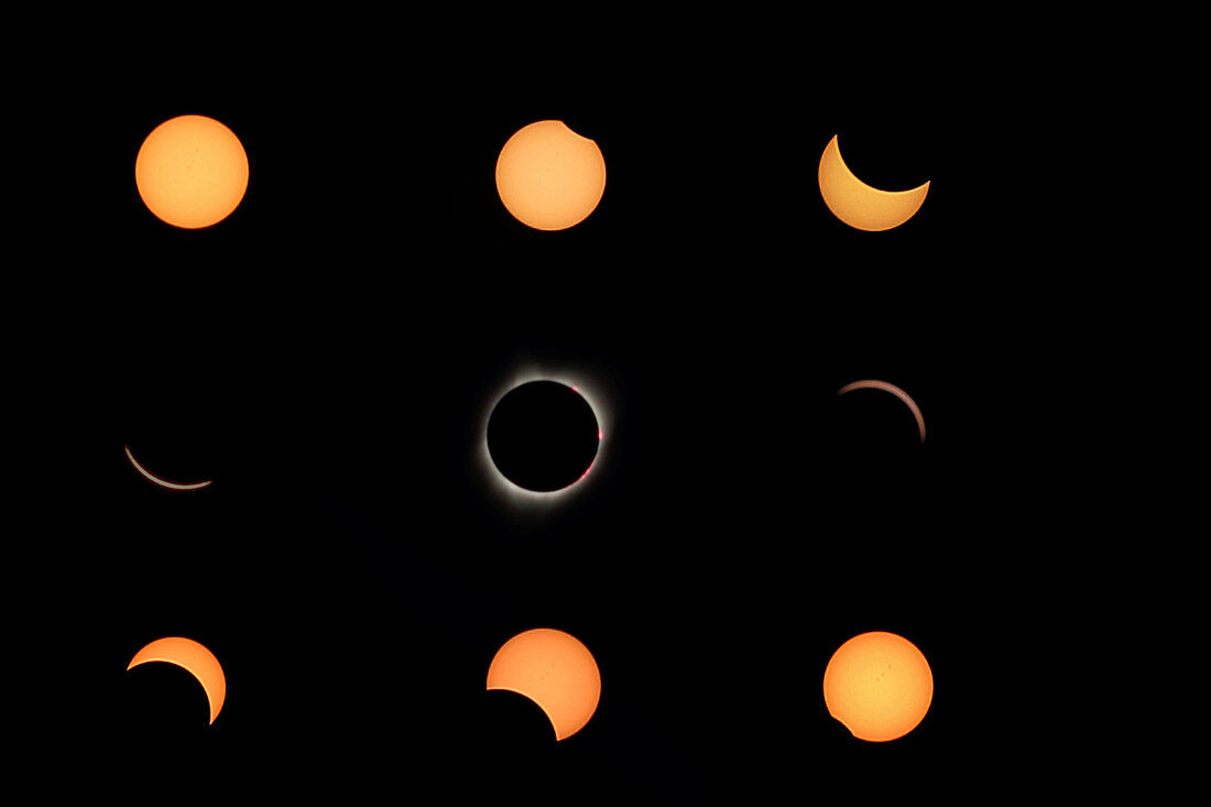 Total solar eclipse series, August 21, 2017