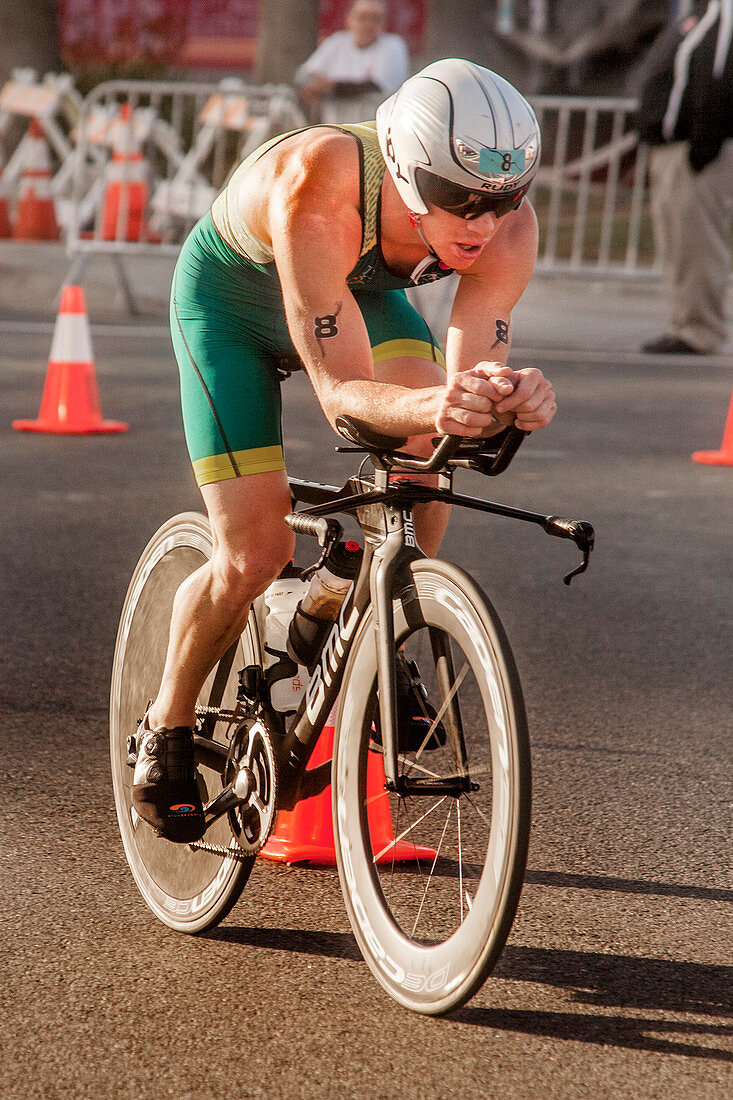 Triathlon Bicyclist