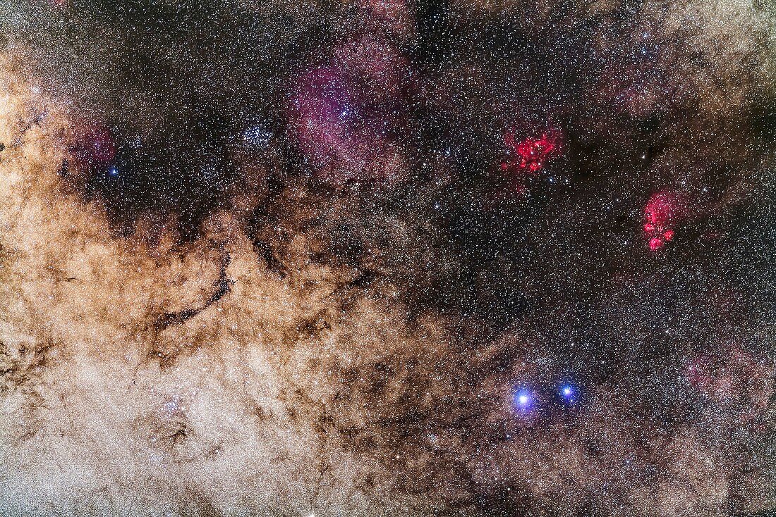 Clusters, Nebulas and Star clouds