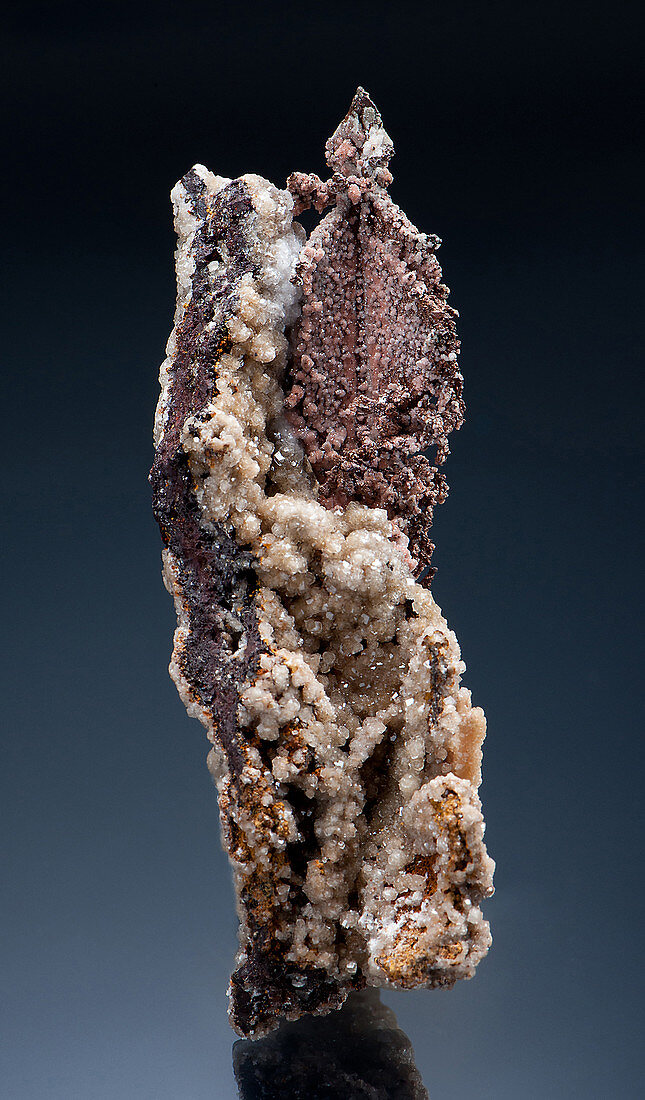 Copper with Calcite