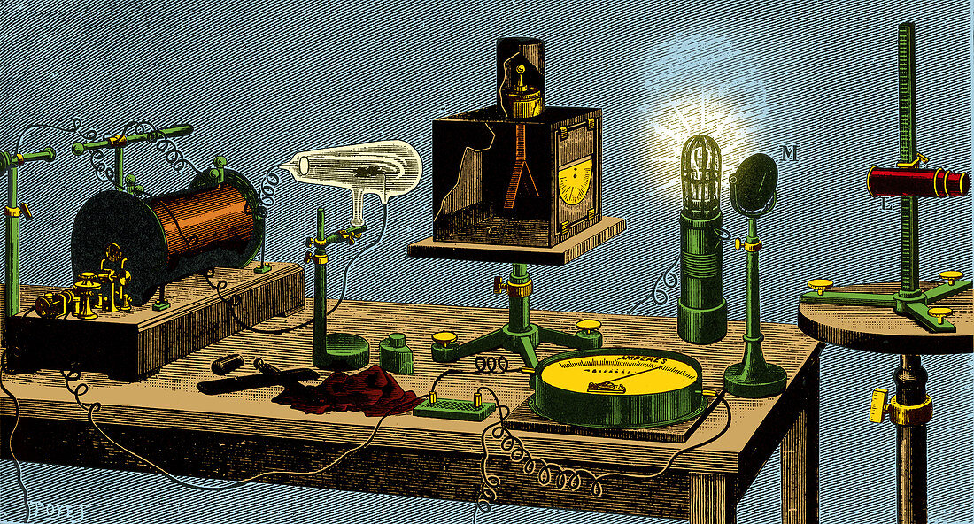 Electrical Discharge Experiment Apparatus, 1896