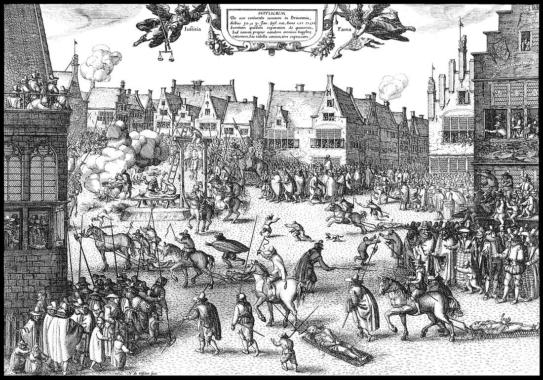 Gunpowder Rebellion Conspirators' Execution, 1606