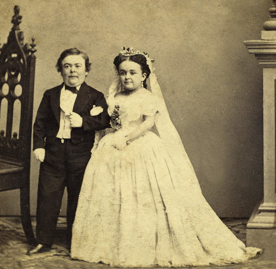 General Tom Thumb and Lavinia Warren Wedding, 1863