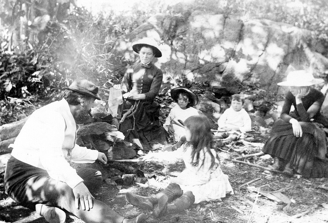 Alexander Graham Bell Family Picnic, 1884