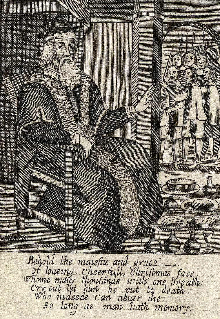 Father Christmas, 1687