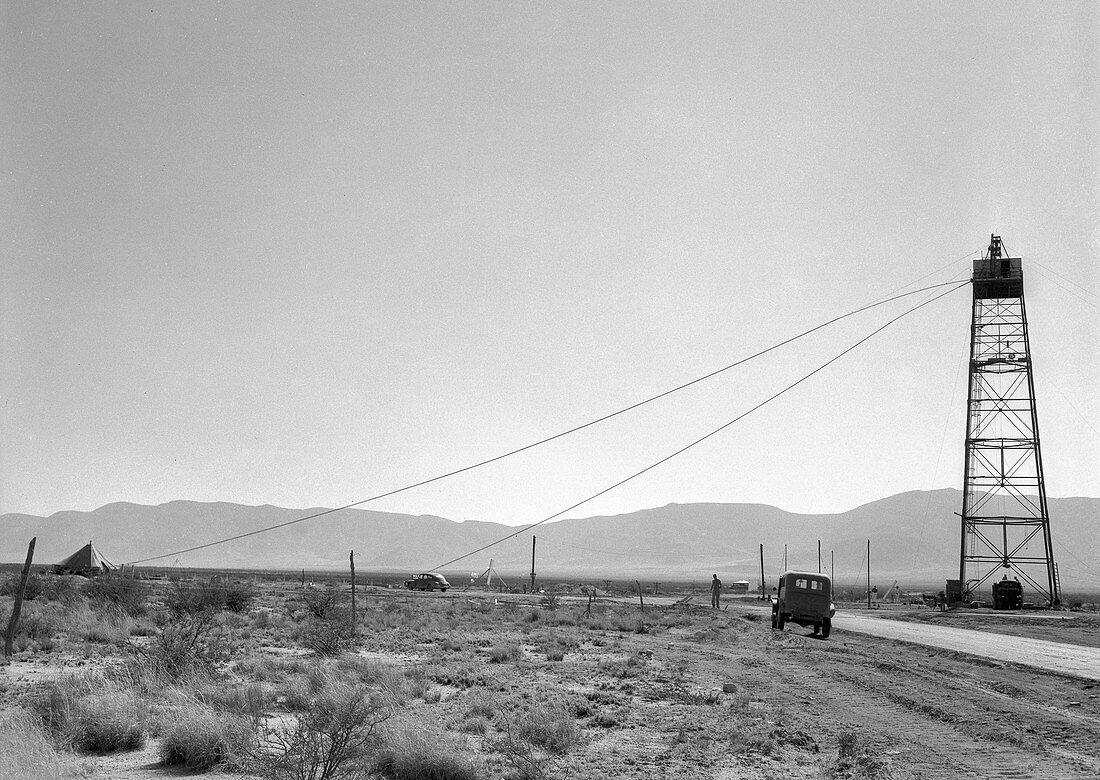 Trinity Test Site, Manhattan Project, 1945