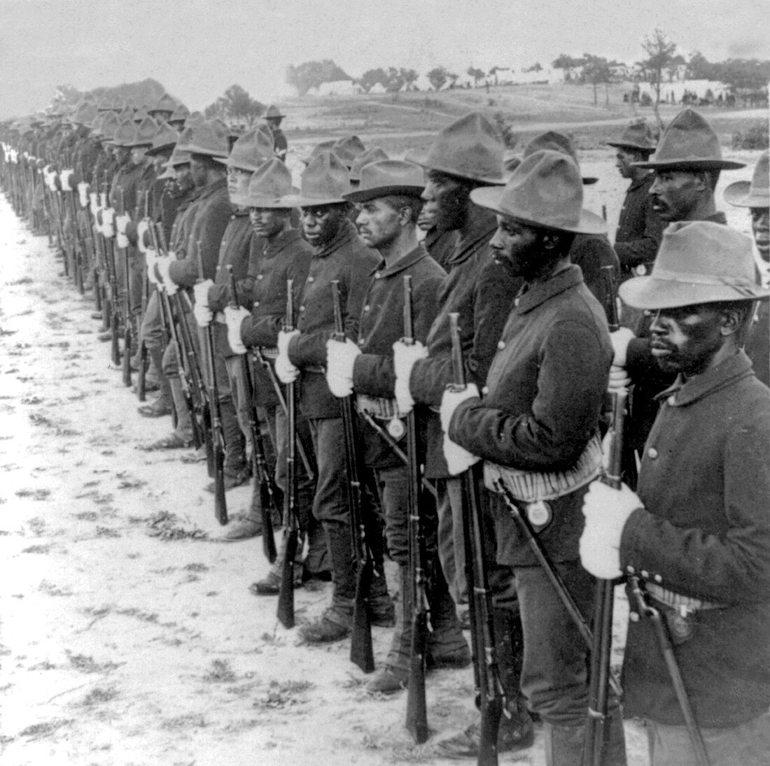 Spanish-American War, Buffalo Soldiers, 10th Cavalry, 1899