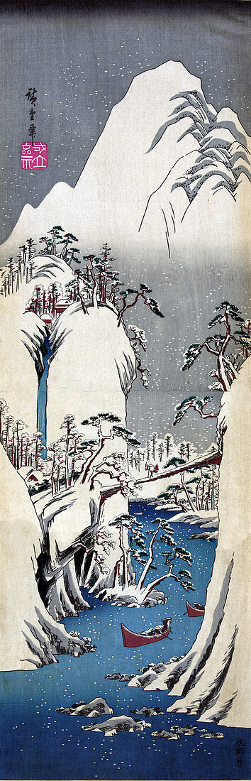 Fuji River in Winter, 19th Century