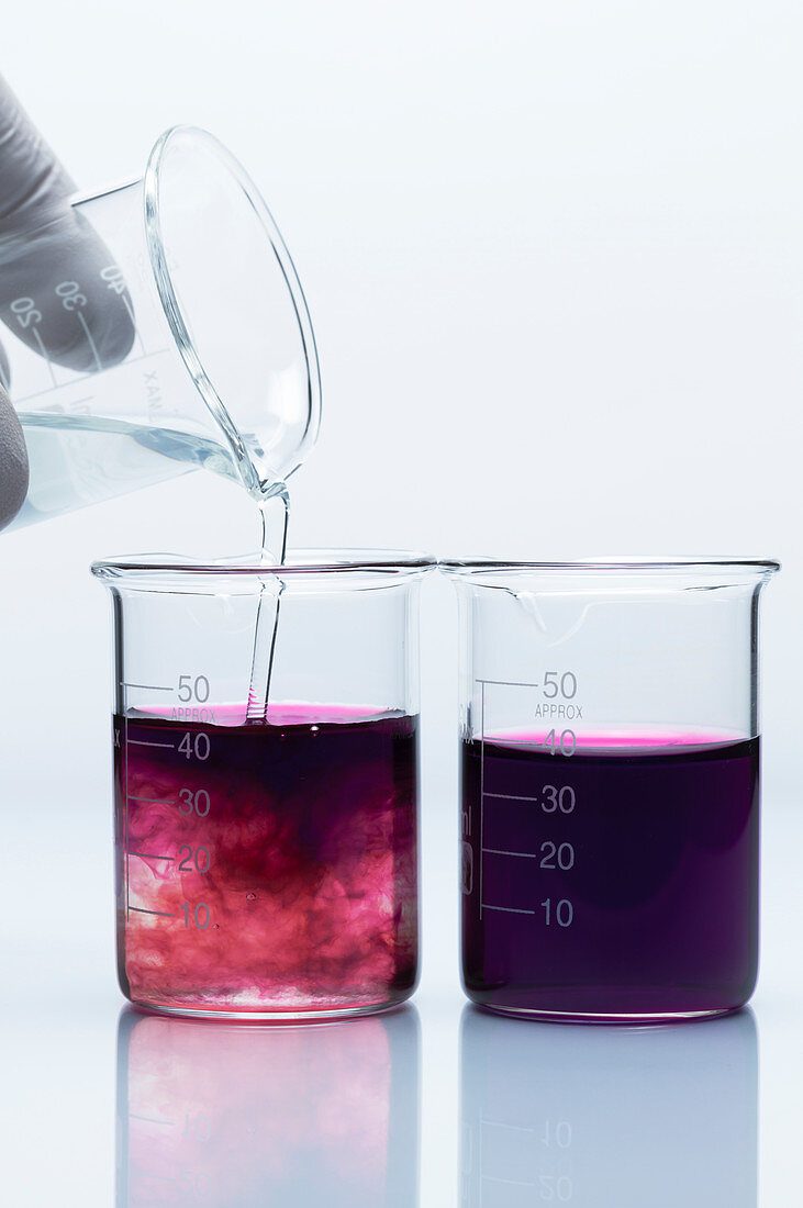 Reduction of potassium permanganate, 2 of 4