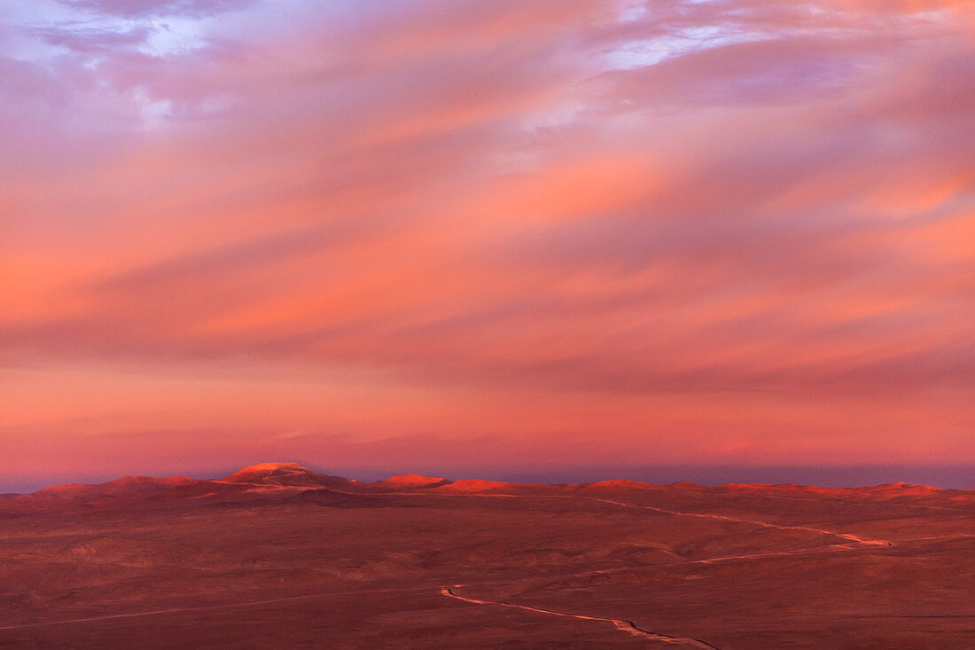 Sunset over Cerro Armazones