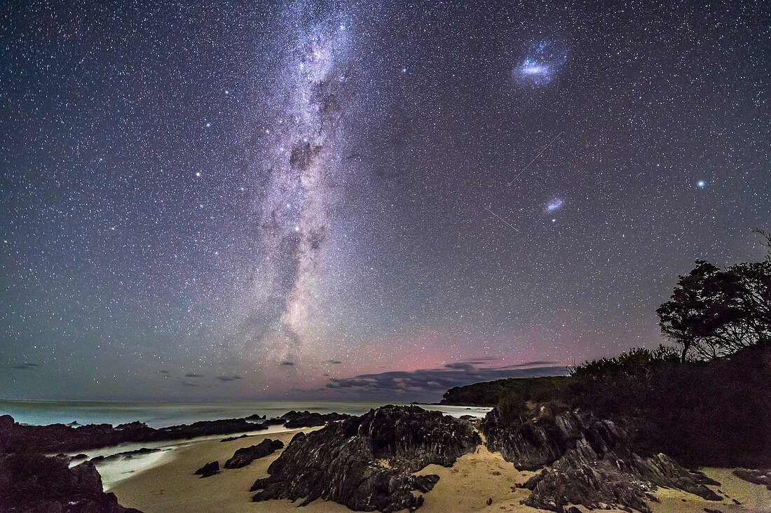 Southern Stars Rising at Cape Conran, Victoria, Australia
