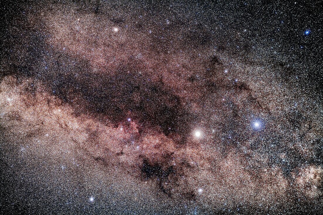 Alpha and Beta Centauri and the Dark Lanes of Centaurus