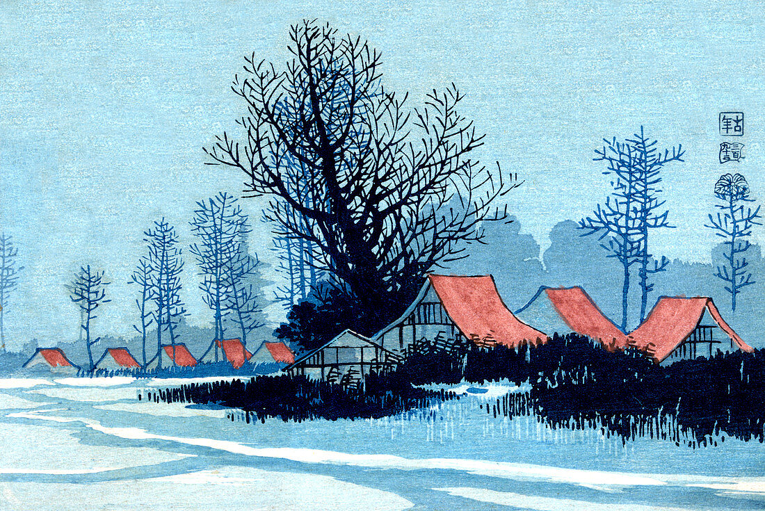 Japanese Winter Landscape, 1838