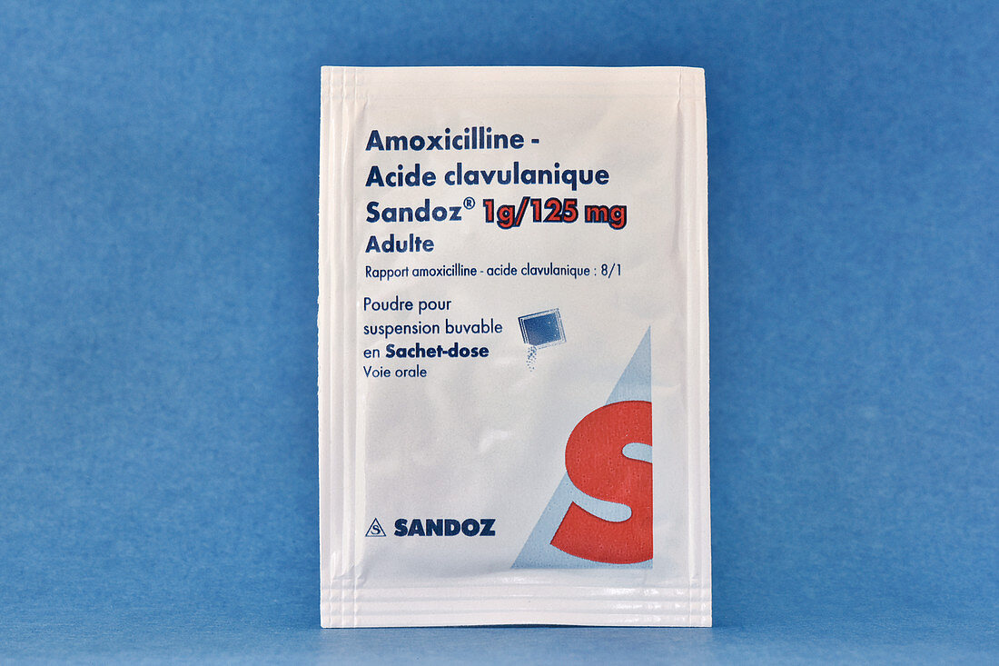 Co-amoxiclav antibiotic suspension