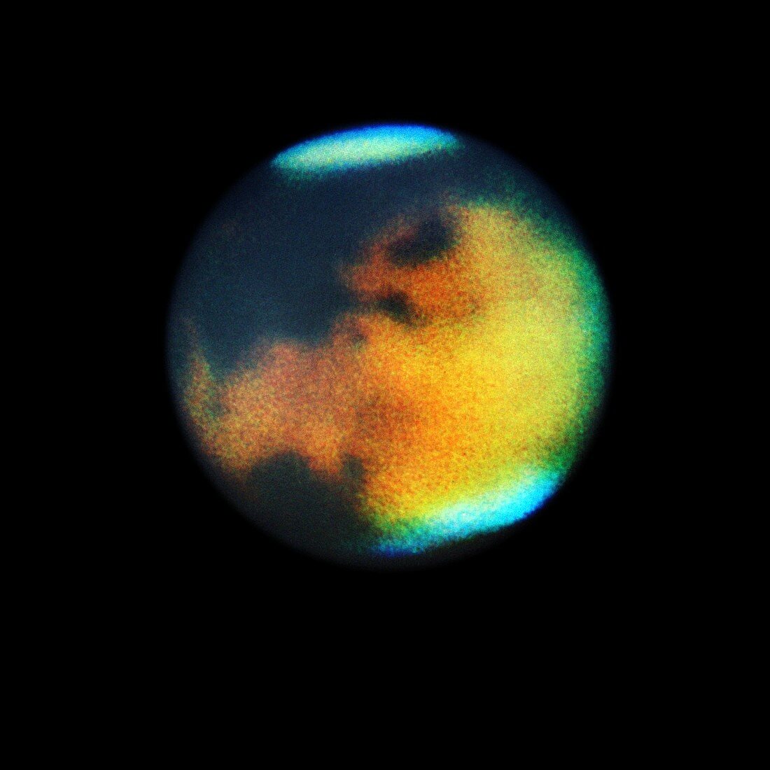 First colour photograph of Mars