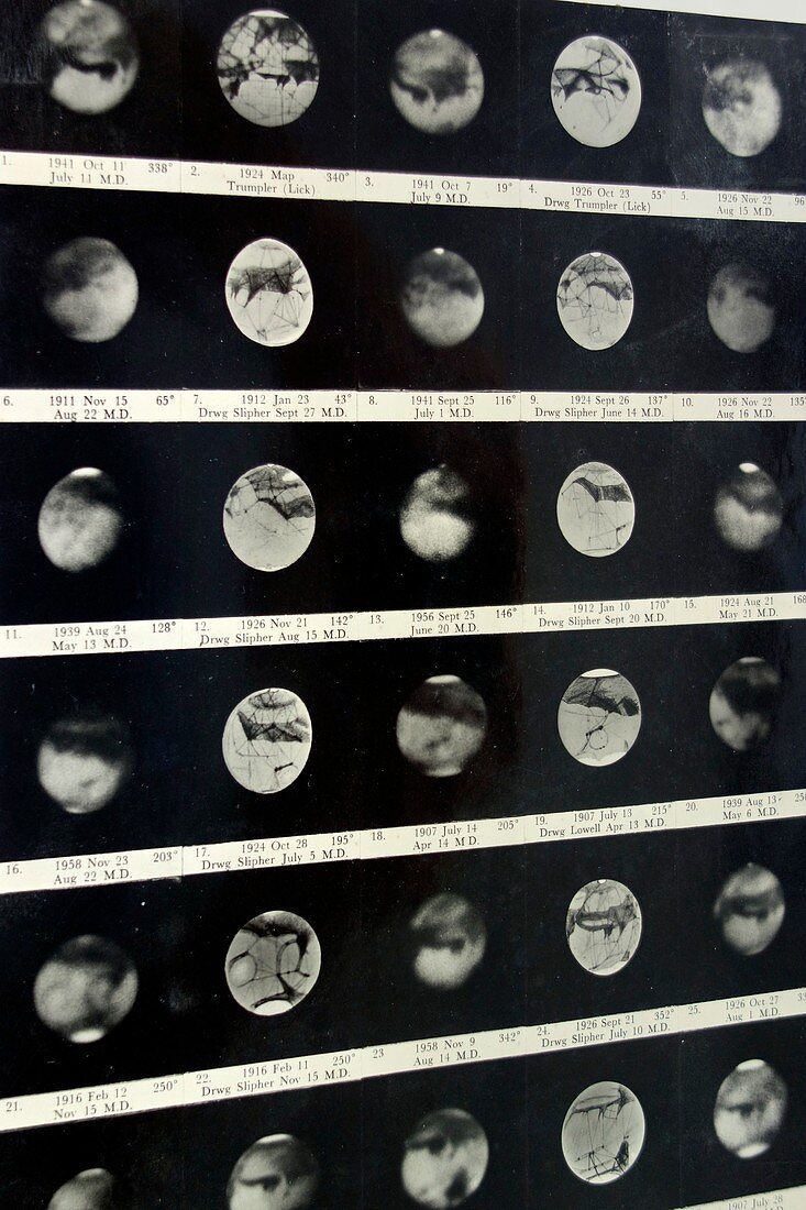 1962 collection of Mars observations