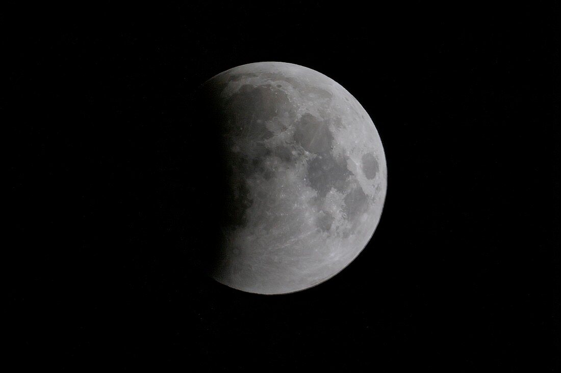 Start of total lunar eclipse, July 2018