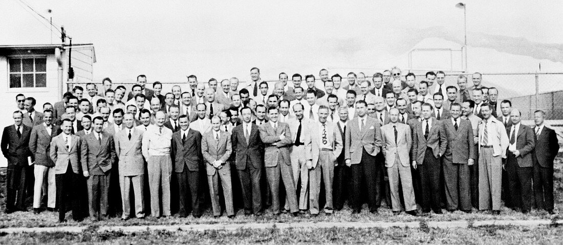 German rocket engineers, USA, 1946