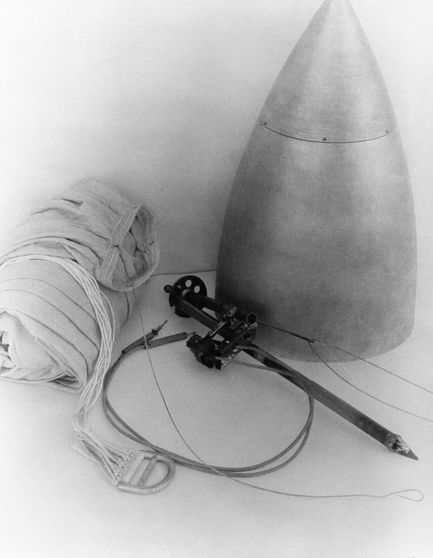 Goddard rocket nose cone, 1935