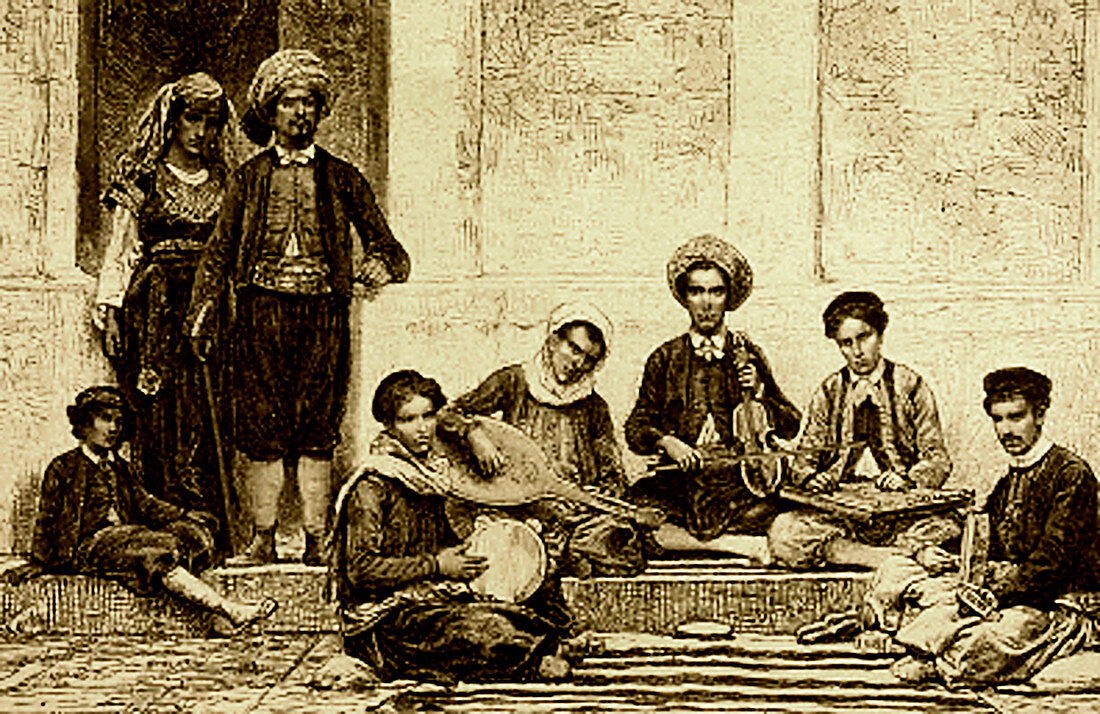 19th Century Jewish Algerians, illustration