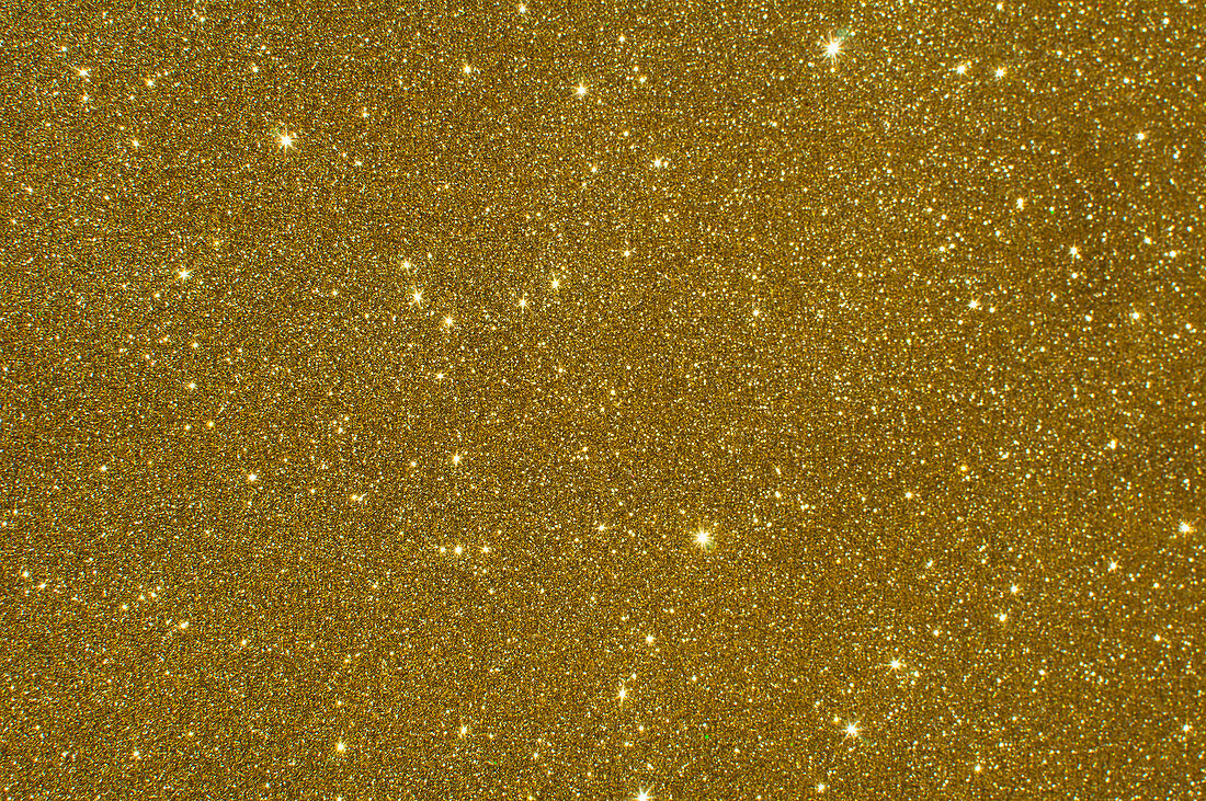 Golden glitter, illustration