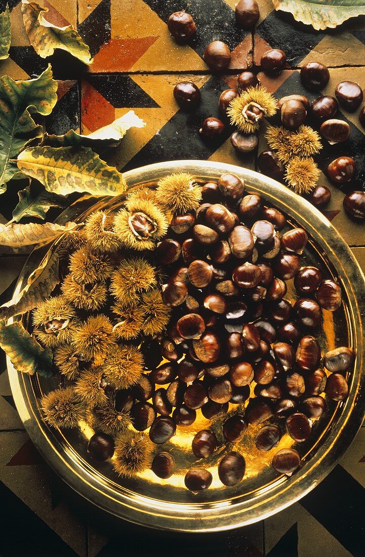 Chestnuts on a Brass Plate
