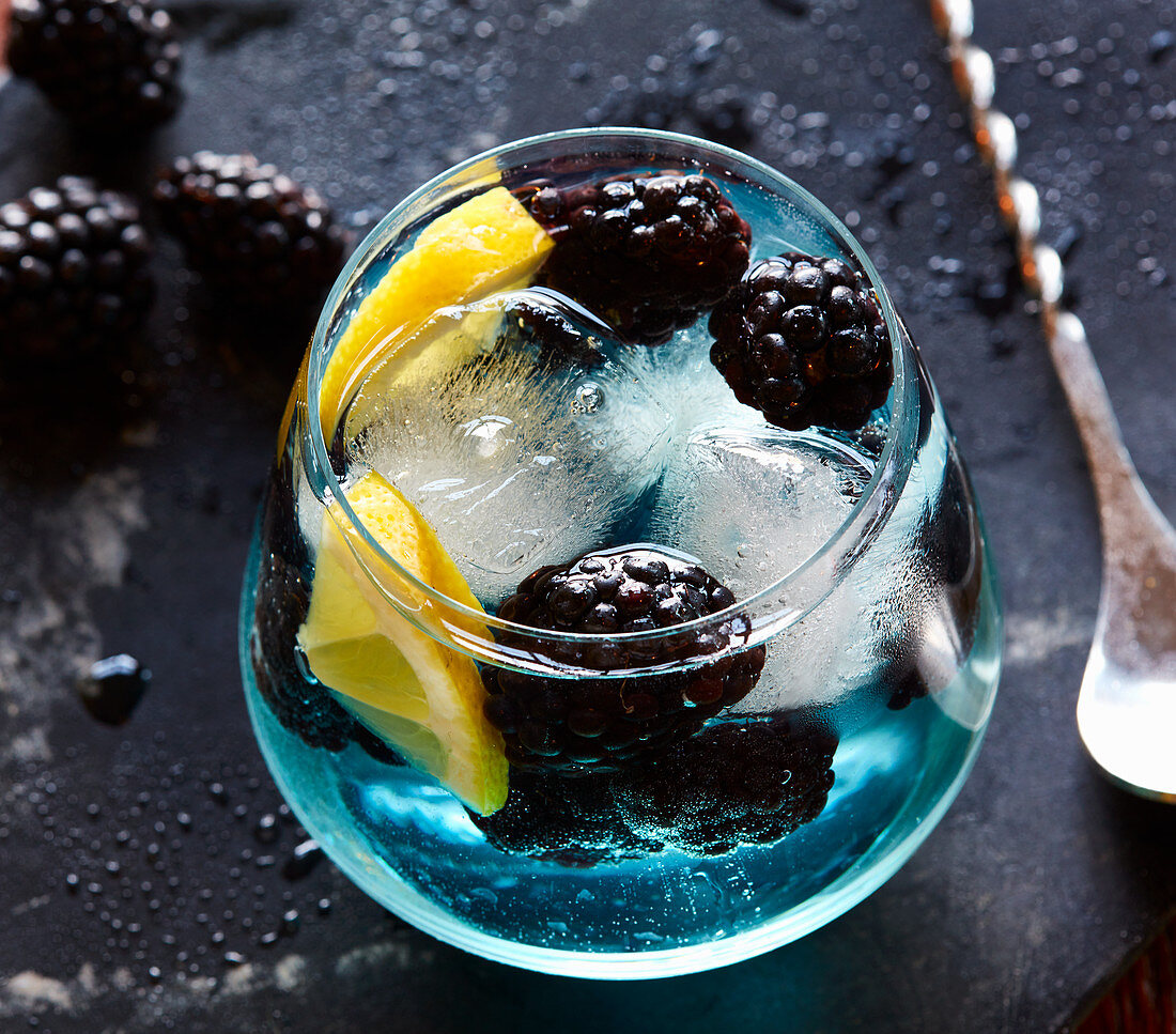 Blackberry Delight Cocktail mit Wodka