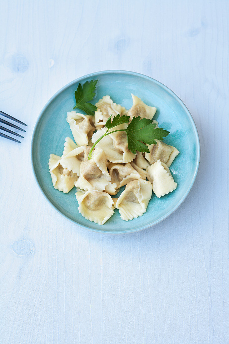 Ravioli ai Porcini - Ravioli von frischen Steinpilzen