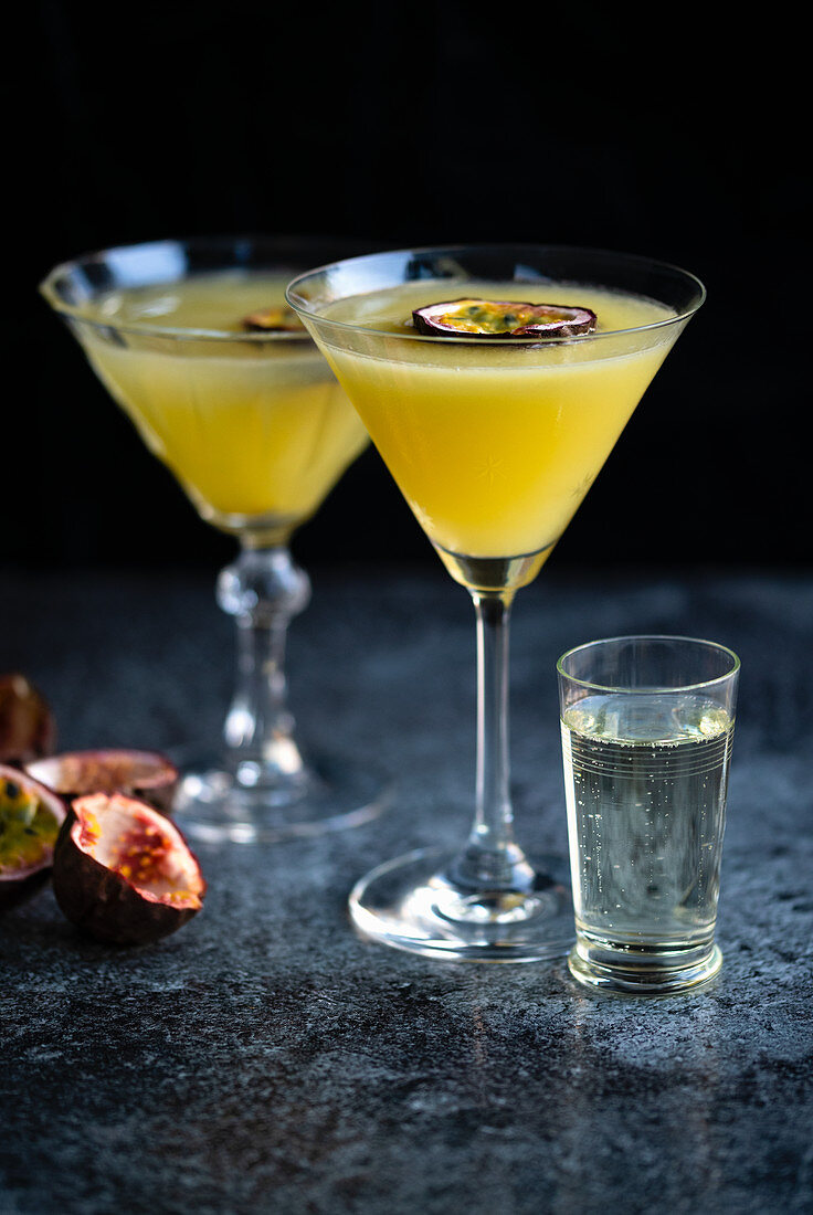 Martini mit Passionsfrucht