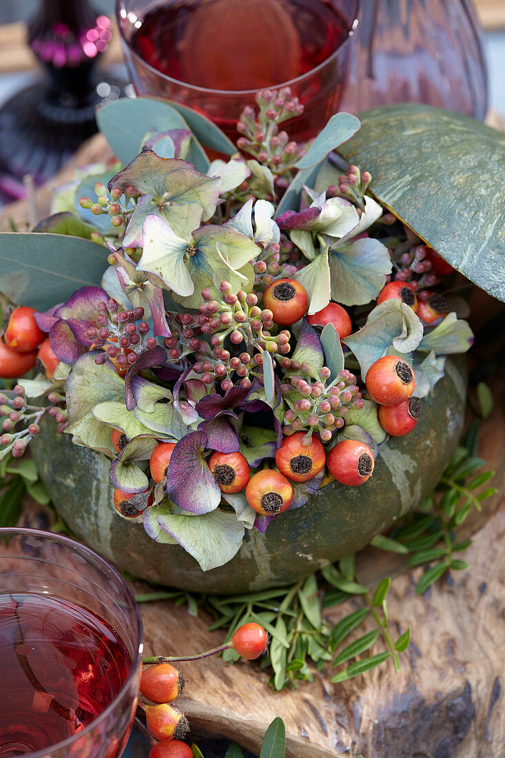 Pumpkin arrangement