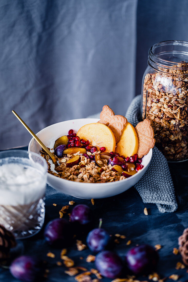 Speculoos crunchy cereal with fruit