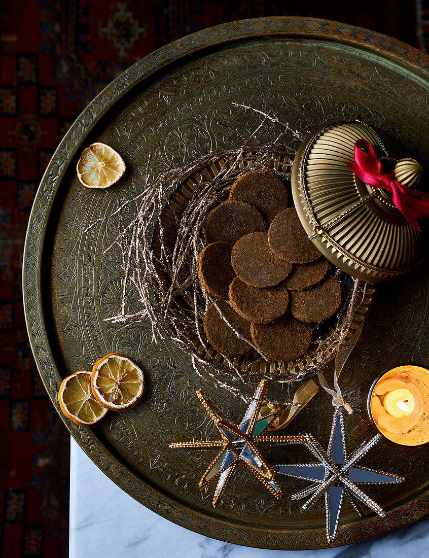 Masala spiced cookies