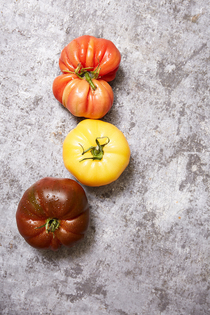 Three Color Tomatoes