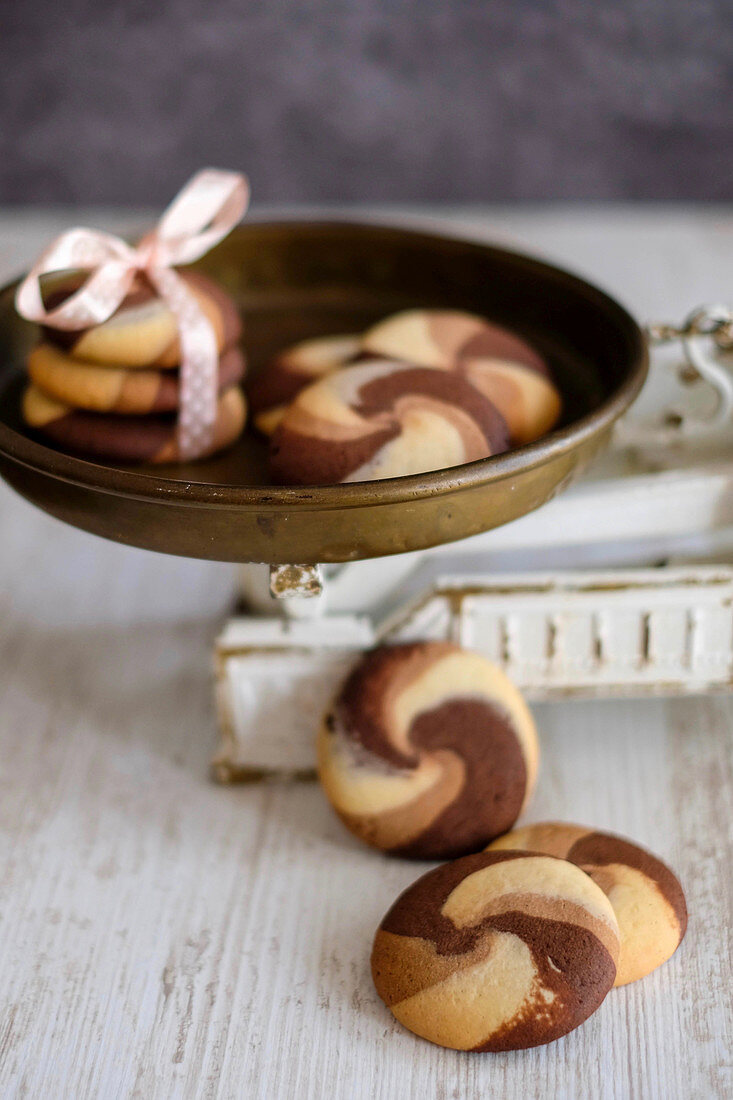 Triple chocolate biscuits