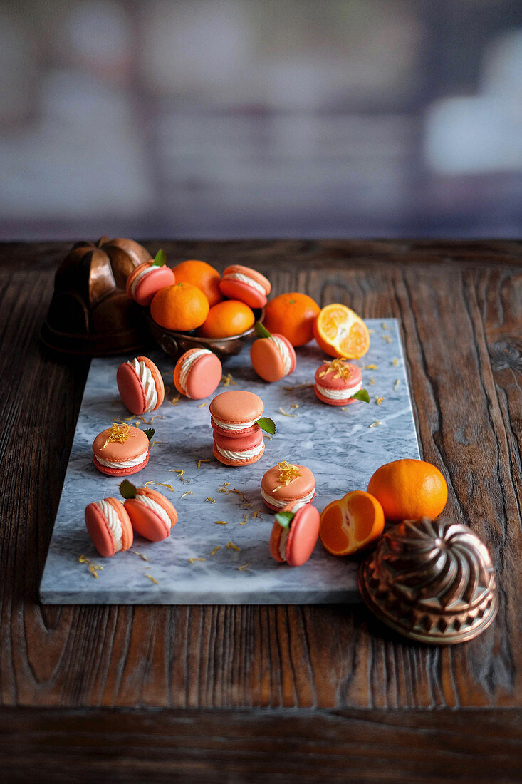 Mandarin macaroons