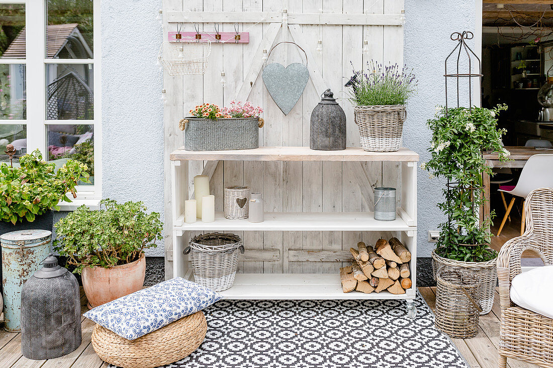 Terrace as an outdoor living room