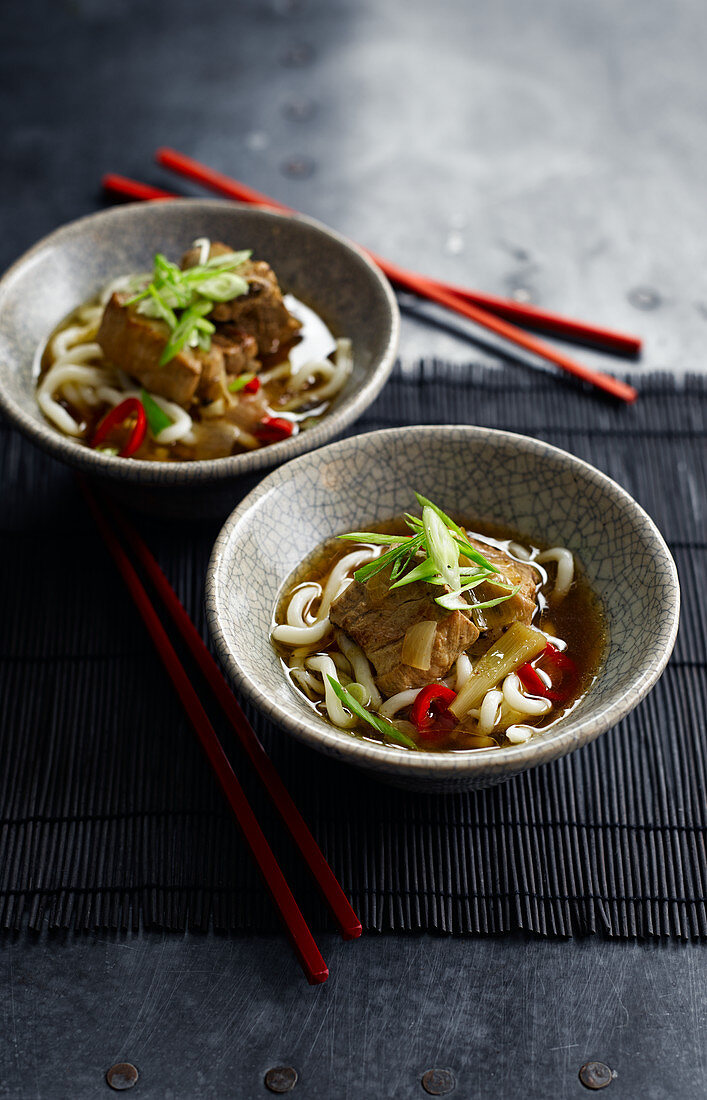 Meaty Spare Ribs with Rich Broth Noodles