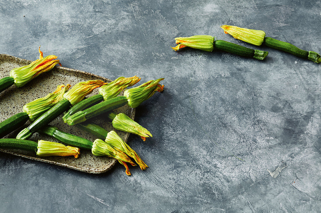 Zucchini flowers