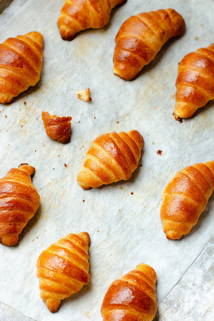 Kleine Buttercroissants