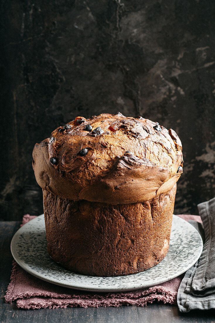 Panettone (Traditioneller Weihnachts-Hefekuchen, Italien)