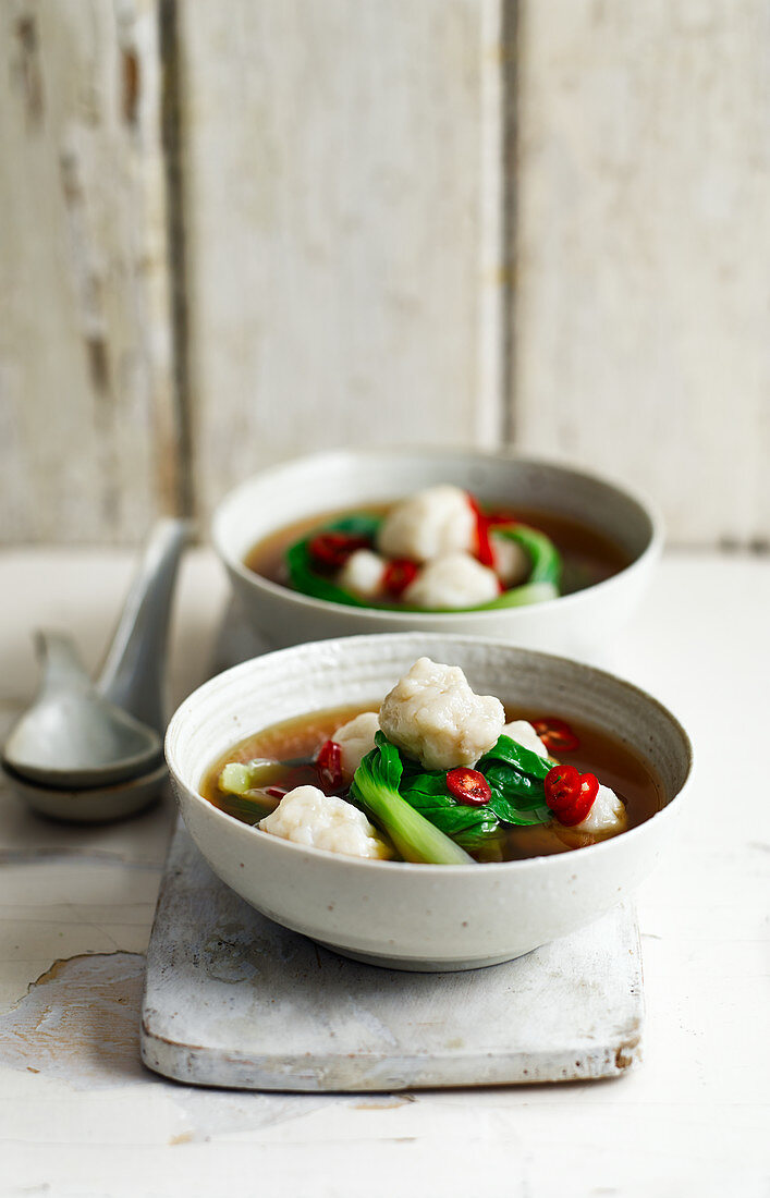 Fish Balls in Homemade Broth