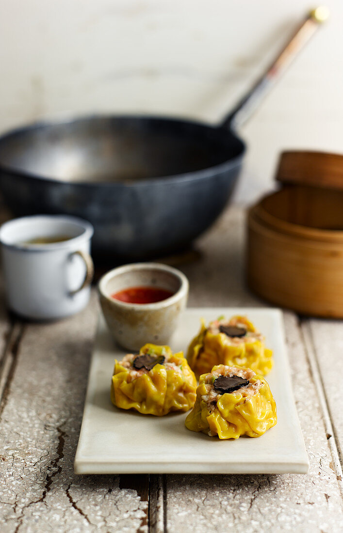 Black Truffle Dumplings