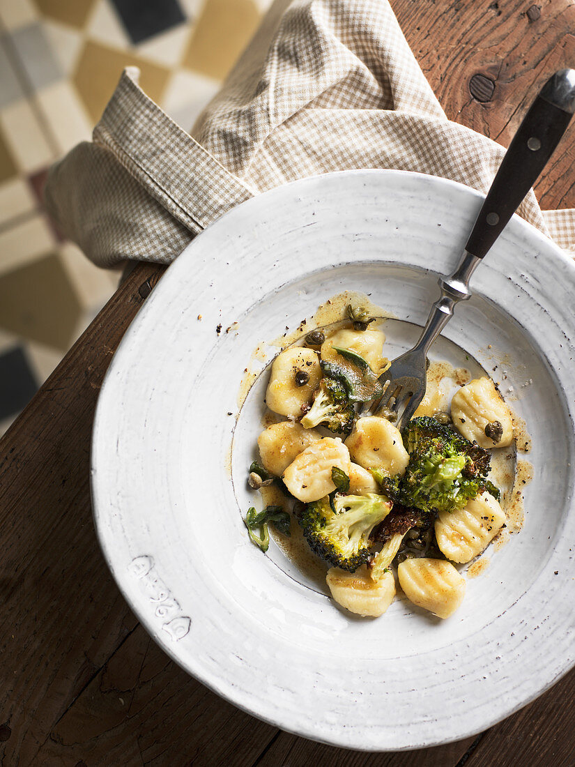 Gnocchi with broccoli