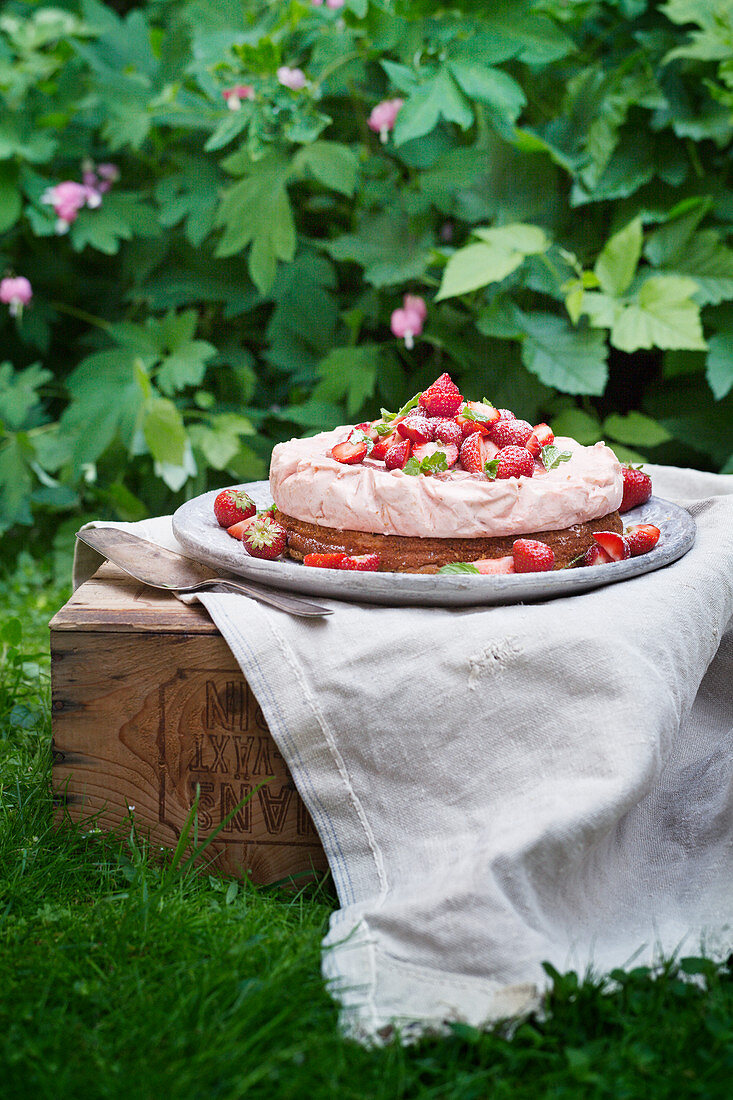 Strawberry cake