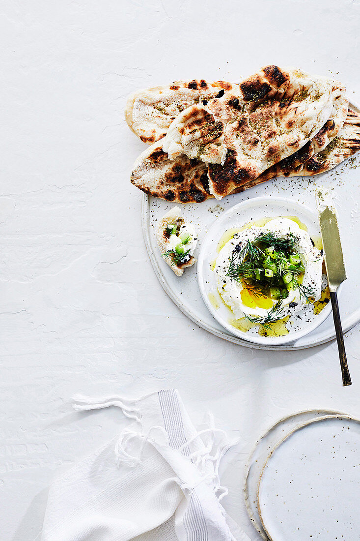 Tzatziki with fresh pita